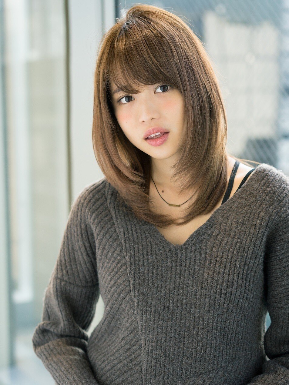 有村架純さん風レイヤー：L094751107｜シウ 人形町(shiwu)のヘア