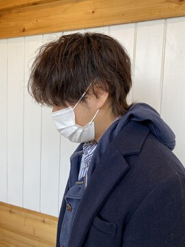 アメラボ(AmeLab) 【流行スタイル】マッシュウルフ×ソフトツイスパでシルエット美