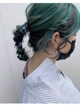 美容室 アイディー i-dee ハイトーンアレンジ