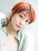 アイティー バイ アルバム 中野店(IT by ALBUM) クールショート_マロンベージュAラインボブかきあげロング_8051