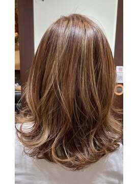 ナチュラルハイセンス 本店(natural high sense) 鎖骨ミディ×万能ハイライト