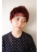 レイジーアワーズ(Lazy Hours)&nbsp;ショートマッシュとコーラルピンク[20代/30代/40代]