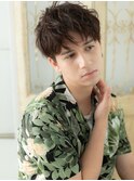 mod's姪浜/スキンフェードツイストスパイラルツーブロックa