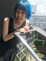 フィン(fin,)&nbsp;fin,/外ハネボブ/セクションカラー/グラデーションカラー