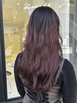 ハイブ 金沢(Hive)&nbsp;ブリーチハイトーンカラーゆるふわロング髪質改善ツヤ髪スタイル