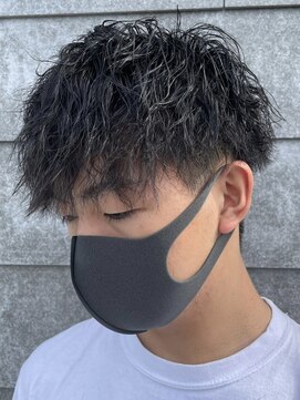 ニアウ 太田店(Niau) ツイストスパイラルパーママッシュメンズパーマ波巻きパーマ