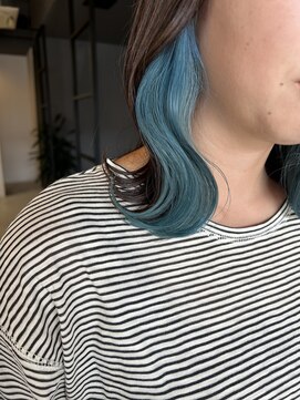 ライリー(riley) イヤリングカラー アクアブルー