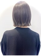 【松戸　石山】顎ライン外ハネ切りっぱなしボブ前髪あり