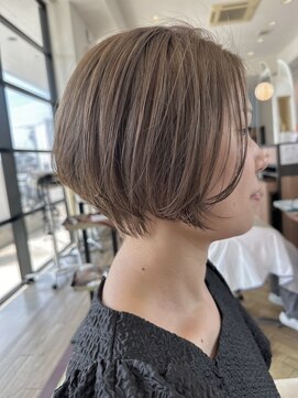 イーストハムアネーロ(EAST HAM anello) ショートボブ/ベージュカラー/丸みショート