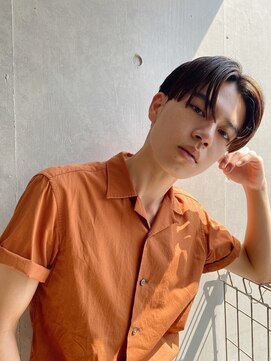 マインバイアフロートギンザ(MYNE by AFLOAT GINZA) ナチュラルマッシュ/センターパート/メンズヘア