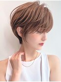 斜めバング/ニュアンスカラー/絶壁解消40代/50代【橋本】