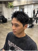 スパイキーショート<理容室><MEN'S/中野/バーバー>