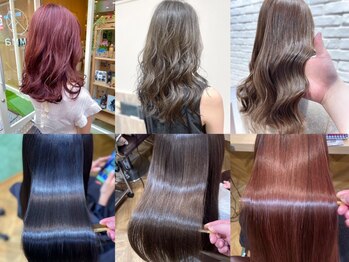 エマ 上板橋店(emma)の写真/鮮やかなカラー、透明感カラー、ニュアンスカラーまで幅広く対応◎ダメージや臭いを軽減した最新薬剤使用☆