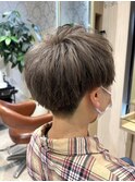 グレージュアッシュグレージュショートカットミニ