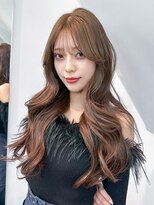 アルバム 渋谷パルコ(ALBUM)&nbsp;ロング顔周りレイヤー韓国ヘア美髪_F0469