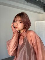 アンダーバーホワイト 天神店(_WHITE) ショート透明感カラー/シースルーバング/顔まわり／レイヤー