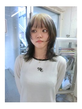 ノラ シブヤ(NORA) ハッシュカット・シャギーレイヤー 平成ヘア ウルフカット