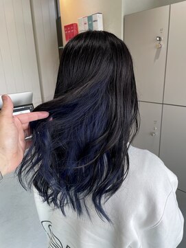 エイト 沖縄豊崎店(EIGHT toyosaki) 【EIGHT 豊崎】お客様スタイル_インナーコバルトブルー