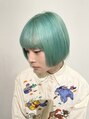 ワークスヘアー(WORKS HAIR)&nbsp;個性派カラーが好きです♪