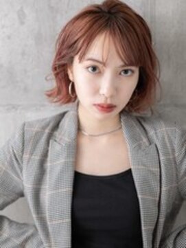 ポケット(pocket) #52/イメチェン/ホワイトブロンド/外ハネボブ/ワイドバング/仙台