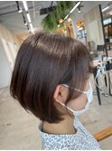 東静岡ショートボブくびれショートイルミナカラー顔周りレイヤー