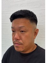 シャラク 戸出店(sharaku)&nbsp;清涼感とインパクトを両立した濡れパンスタイル