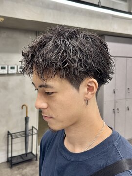 ニコ トウキョウ ロジック(nico TOKYO Logic) 刈り上げアップバングスパイキーショートパーマスパイラルパーマ