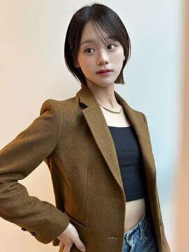 ソヨン 大宮2号店(SOYON) レイヤーボブ/くびれボブ/艶ブラウンカラー