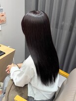 モク 立川(moc)&nbsp;韓国風レイヤーカットブリーチダブルカラー前髪