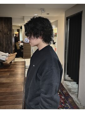 サーフカール/メンズパーマ/ツイストスパイラル/波巻きパーマ