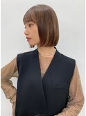 内巻きボブ