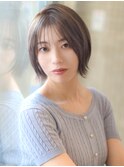 くびれ外ハネレイヤーボブ/艶々ウルトワTR/20代/30代/40代