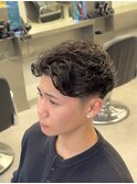 ラルフカール　フェード　海外風　センターパート　かきあげ