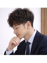 スープレックス ヘアーデザイン(SOUPREX HAIR DESIGN)&nbsp;大人メンズツーブロックビジネスパーマ　20代 30代 40代 50代