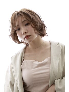 メノン 茨木店(Menon) ボブ×レイヤー×ハイトーン