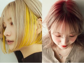 ルル(Lulu)の写真/垢抜けヘアは当店にお任せ♪デザインカラーが得意で20代に大人気のサロンで輝く私へ◎