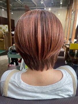 ビーチェ 小岩(Bice) ショートボブ×ハイトーンピンク ショートボブ