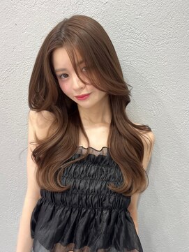 ボタン コロン 表参道 原宿(VOTAN COLON) 大人ガーリー/春ヘア/ヘアカラー/アッシュ/ブラウン/透明感/前髪