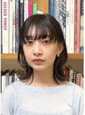 ☆顔周りレイヤーマッシュウルフカット原宿30代40代
