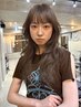 【2ヶ月以内◎メンテナンスクーポン】カラー＋顔周りポイントカット