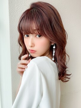 エイミーバイアフロートザガーデン 浦和店(amie by afloat the garden) 大人可愛いミディアムレイヤー/ハッシュカット【浦和】