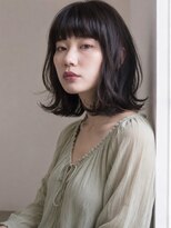 キース ヘアアンドメイク 恵比寿(kith. hair&make)&nbsp;透明感ブラウン/ミディアム/レイヤーカット/レイヤーボブ