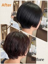 ルアンジュ(Le ange)&nbsp;ショートスタイル【髪補修×高保湿☆ヘアカラー】