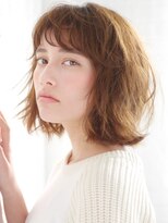 アース 綾瀬店(HAIR&MAKE EARTH)&nbsp;外国人風ゆるウェーブボブ【EARTH綾瀬店】