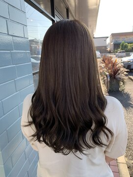 ディードア ヘア ヴィジョン(Ddoor hair vision) ロング×オリーブブラウン