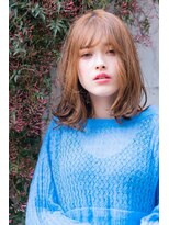 Liberte銀座 20代大人可愛いミディアム×オリーブアッシュ
