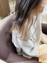 ヘアー アトリエ アンジー(Hair Atelier Angee)&nbsp;ベージュのインナーカラー☆