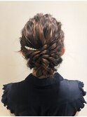 ヘアセット/セット/結婚式/お呼ばれスタイル/ヘアアレンジ