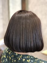 クシュ 所沢東口店(kusyu...)&nbsp;刈り上げボブ×フレンチボブ×大人ボブパーマ×ミントグリーン