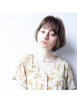 アッシュ 池袋店(Ash)&nbsp;前下がり丸みショートボブ　　＃池袋駅